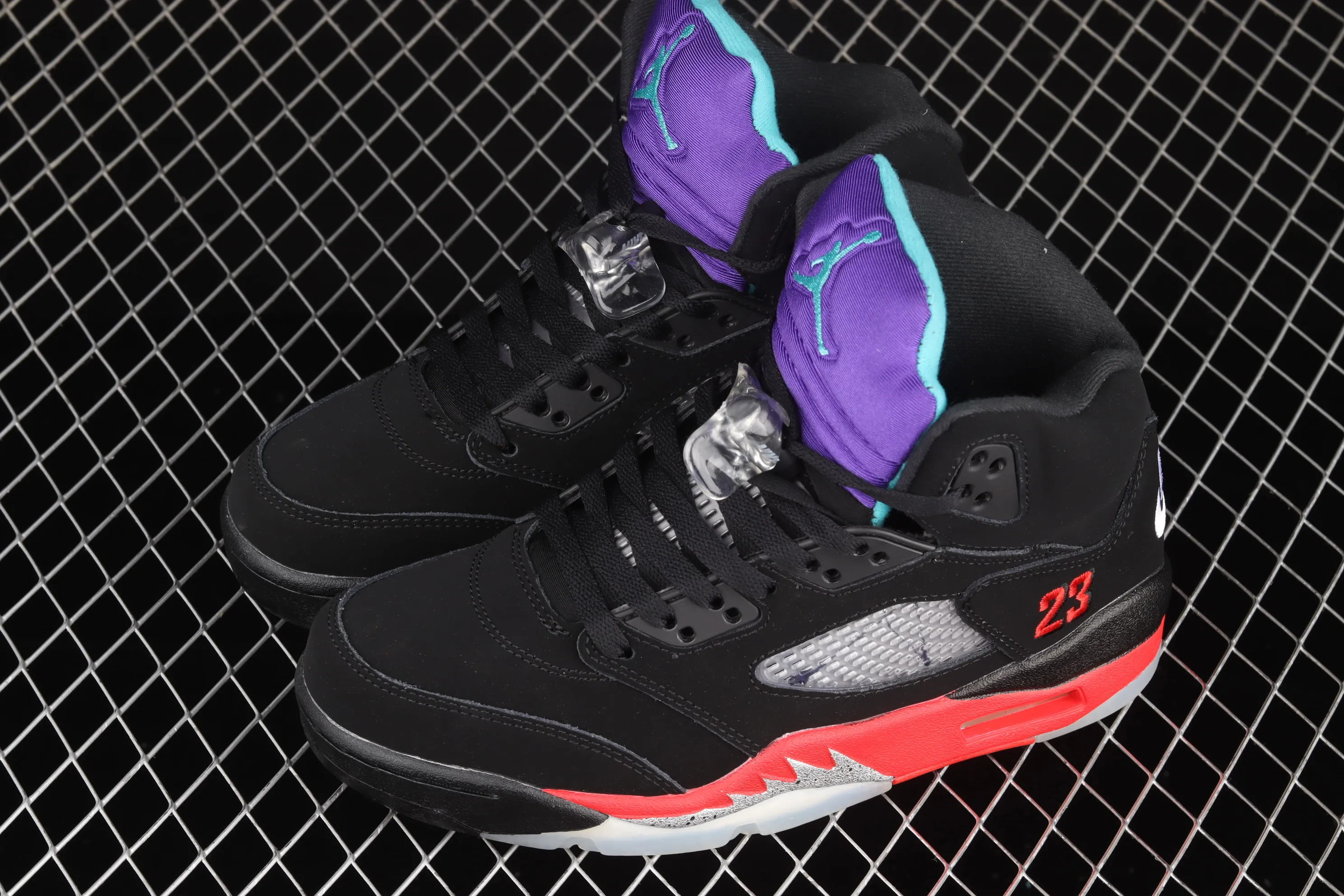 All categories Air Jordan Jordan series basketball shoes Air Jordan 5 G version Air Jordan 5 ''Top 3'' AJ5 Joe 5 grape purple black red CZ1786-001